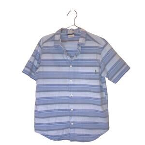 Columbia short sleeve regular fit button down shirt size medium